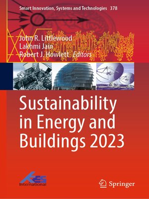 cover image of Sustainability in Energy and Buildings 2023